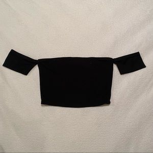 Forever 21 Off the Shoulder Crop Top